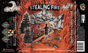 Ten Eyck Brewing Company Stealing Fire Italian Pilsner