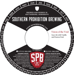 Southern Prohibition Brewing Visions Of The Void