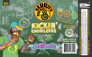 Barrier Brewing Co Kickin Knowledge Relaxinator April 2022