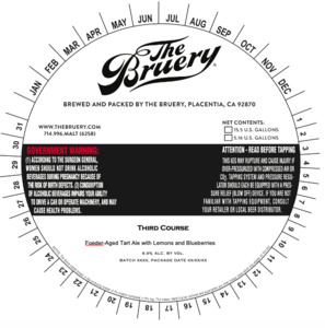 The Bruery Third Course