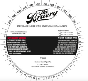 The Bruery Ivoire March 2022