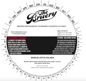 The Bruery Whole Lotta Colada