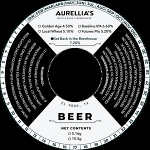 Aurellia's Get Back In The Brewhouse