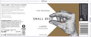 Small Beer Lager April 2022