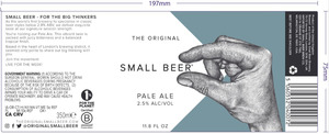 Small Beer Pale Ale April 2022