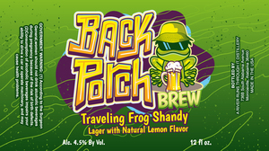 Back Porch Brew Traveling Frog Shandy April 2022