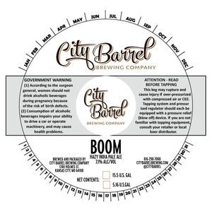 Boom Hazy India Pale Ale April 2022