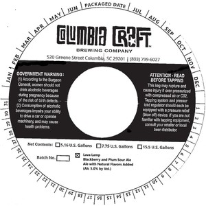 Columbia Craft Lava Lamp April 2022