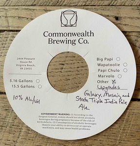 Commonwealth Brewing Co Upgrades
