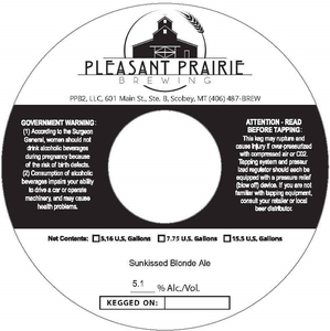 Sunkissed Blonde Ale April 2022