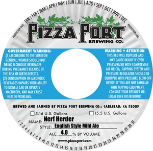 Pizza Port Brewing Co. Nerf Herder