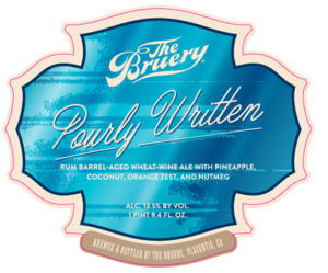 The Bruery Pourly Written