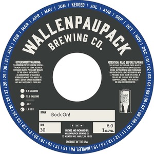 Wallenpaupack Brewing Co. Bock On!