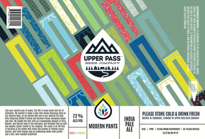 Upper Pass Beer Company Modern Pants