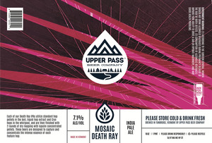 Upper Pass Beer Company Mosaic Death Ray