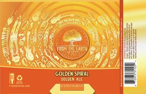 From The Earth Brewing Company Golden Spiral Golden Ale April 2022