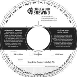 Upsy Daisy Session India Pale Ale April 2022