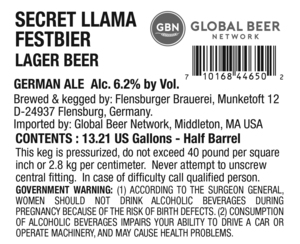 Secret Llama Festbier