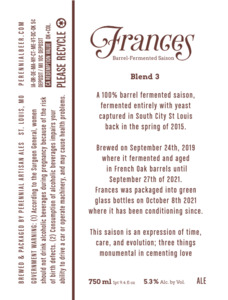 Perennial Artisan Ales Frances