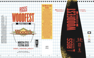 Ross Woodfest Festbier Marzen Style Festival Beer