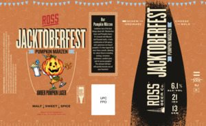 Ross Jacktoberfest Amber Pumpkin Lager