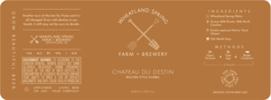 Wheatland Spring Farm + Brewery Chapeau Du Destin April 2022