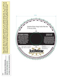 Splatter Brain Hazy India Pale Ale April 2022