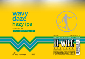 Hi-wire Brewing Wavy Daze Hazy IPA