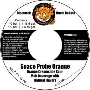 Laughing Sun Brewing Co. Space Probe Orange