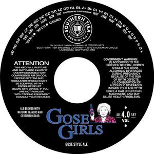 Southern Tier Brewing Company Gose Girls