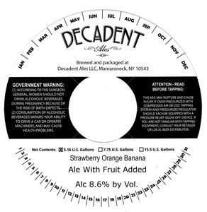 Decadent Ales Strawberry Orange Banana
