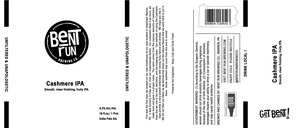 Bent Run Brewing Co. Cashmere IPA April 2022