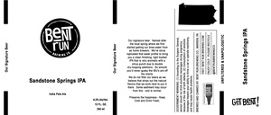 Bent Run Brewing Co. Sandstone Springs IPA April 2022