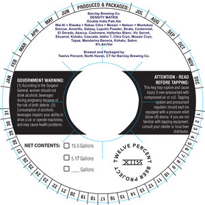 Barclay Brewing Co. Density Matrix