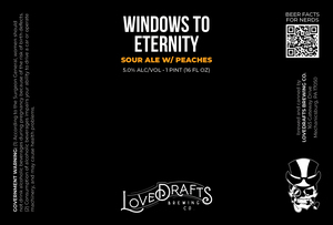 Lovedraft's Brewing Co Windows To Eternity Sour Ale W/peaches April 2022
