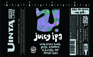 Uinta Brewing Co. Juicy IPA April 2022