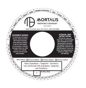 Mortalis Brewing Company Hydra Guanabana + Tangerine + Strawberry