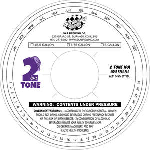 Ska Brewing 2 Tone IPA April 2022