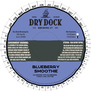 Dry Dock Brewing Co Blueberry Smoothie