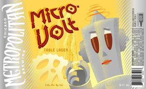 Metropolitan Brewing Micro-volt Table Lager