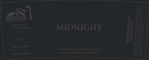 Obercreek Brewing Company Midnight
