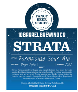 10 Barrel Brewing Co. Strata April 2022