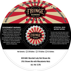 Fringe Beerworks Bearded Lady Nut Brown Ale