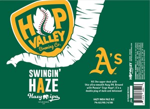 Hop Valley Brewing Co. Swingin Haze May 2022