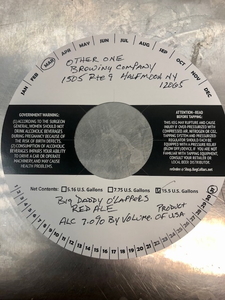 Other One Brewing Company Big Daddy O'lapper's Red Ale April 2022