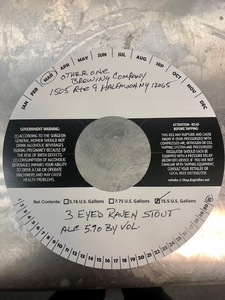 Other One Brewing Company 3 Eyed Raven Stout April 2022