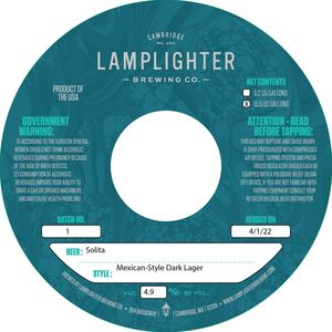 Lamplighter Brewing Co. Solita
