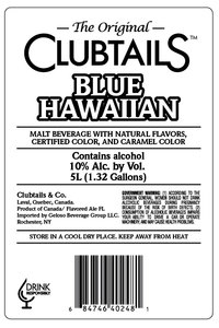 Clubtails Blue Hawaiian April 2022