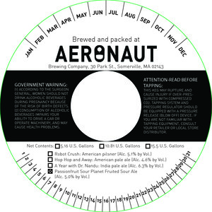 Aeronaut Passionfruit Sour Planet April 2022