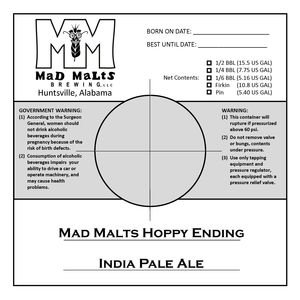Mad Malts Brewing, LLC Mad Malts Hoppy Ending May 2022